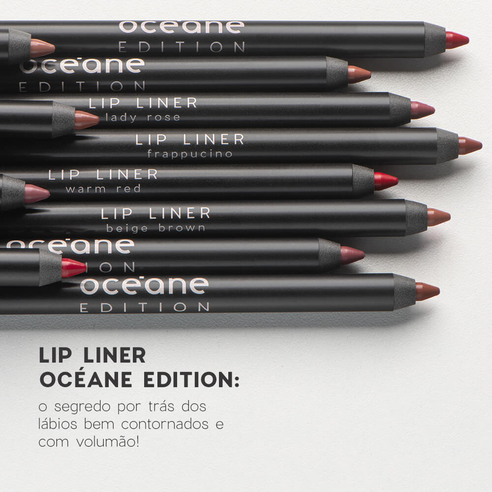 Lápis de Contorno Labial Vermelho - Lip Liner Warm Red Océane Edition 1,2g - Imagem 3