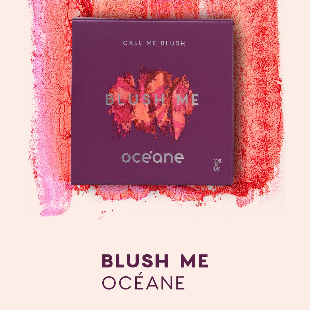 Blush Laranja - Blush Me Call Me Océane Purple 6,5g - Imagem 3