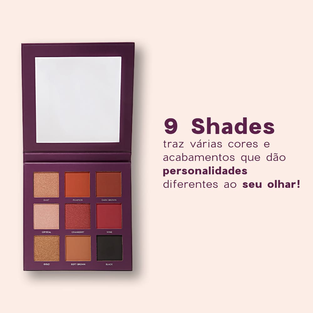 Paleta de Sombras - 9 Shades Océane Purple 25g - Imagem 5