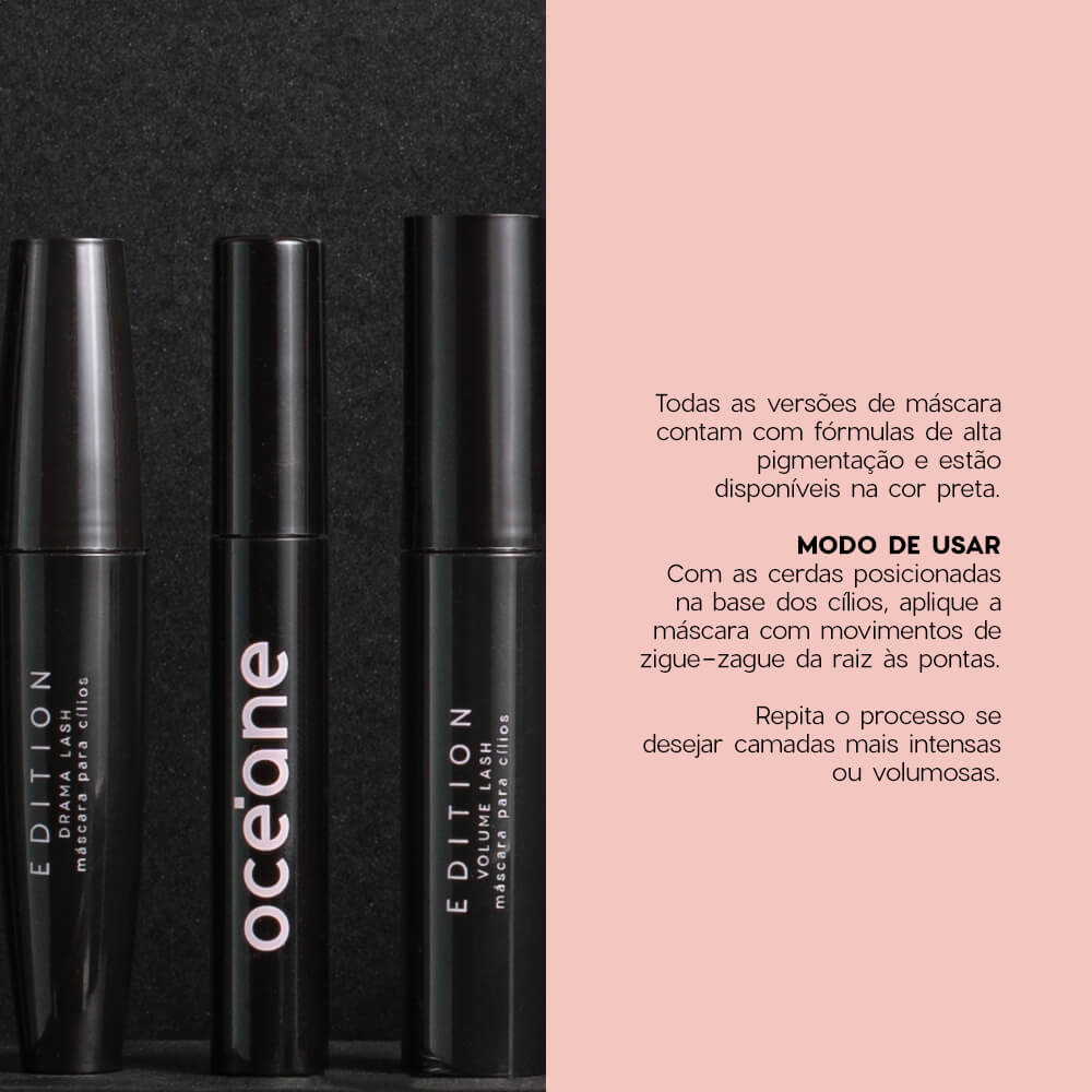 Máscara para Cílios Preta - Volume Lash Océane Edition 6g - Imagem 6