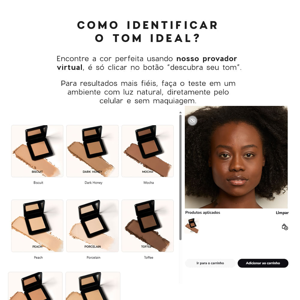 Pó Compacto Escuro - Compact Powder Toffee Océane Edition 8,5g - Imagem 8