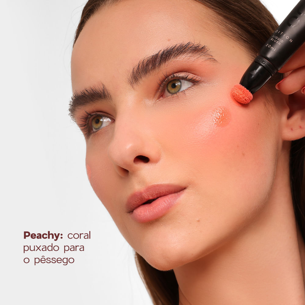 Blush Liquido Coral Claro - Liquid Blush Peachy Océane Edition 20ml - Imagem 2