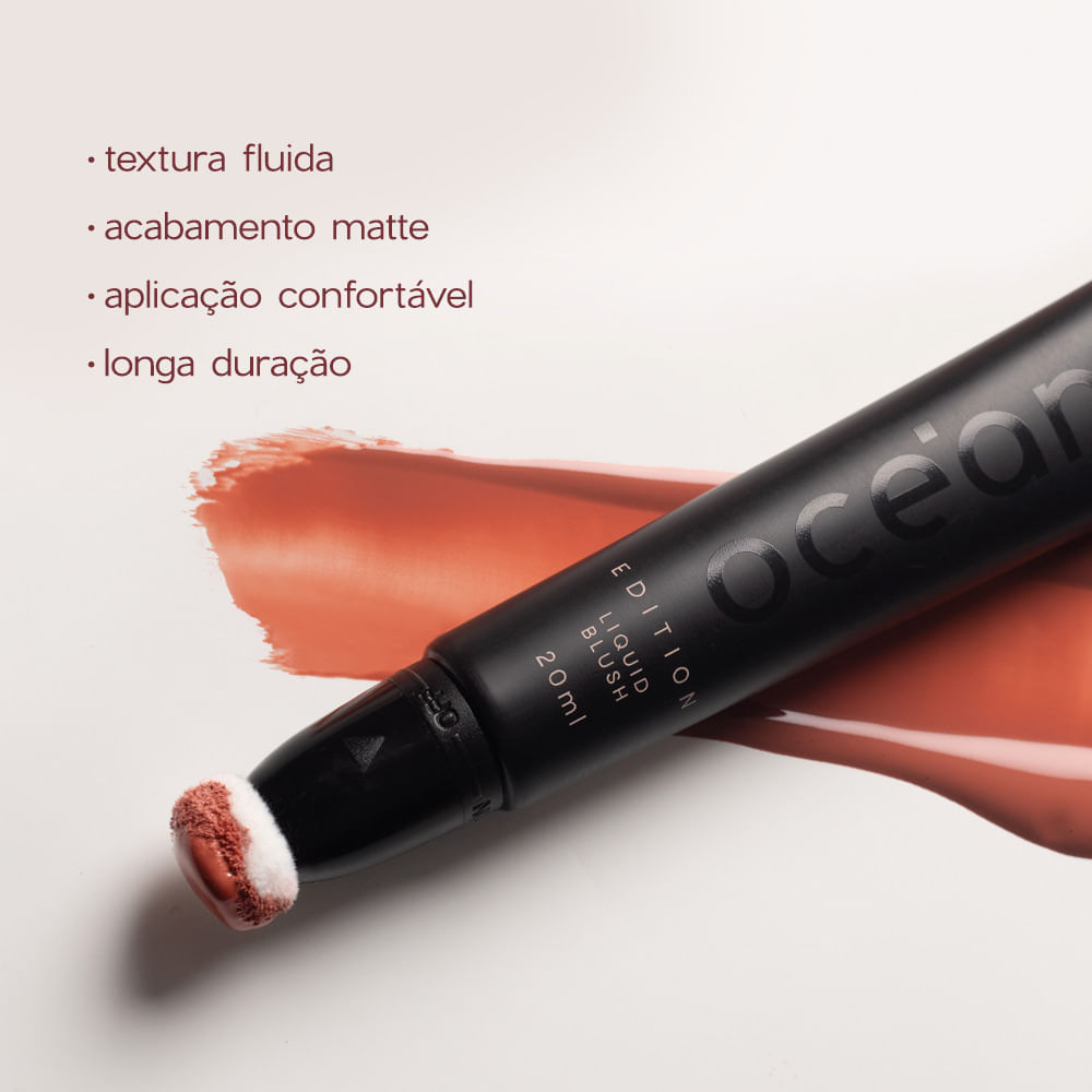 Blush Liquido Nude Rosado - Liquid Blush Lychee Océane Edition 20ml - Imagem 4