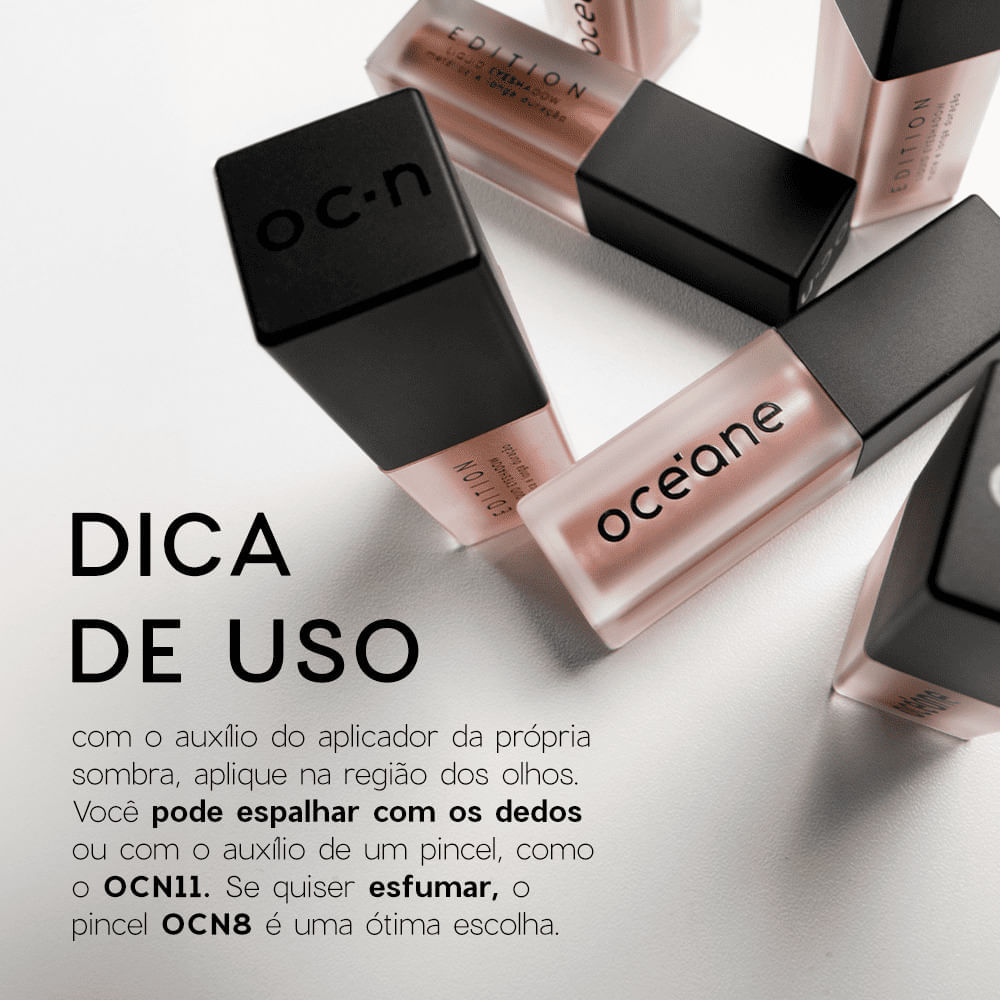 Sombra Líquida Rosa Matte - Liquid Eyeshadow Aura Océane Edition 4g - Imagem 8