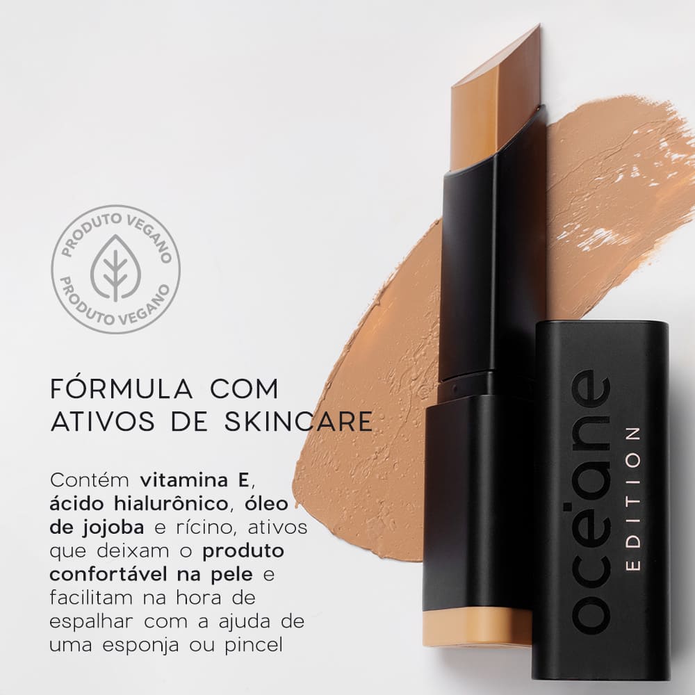 Base em Bastão Média Semi-Matte - Foundation Stick Beige Océane Edition 8g - Imagem 3
