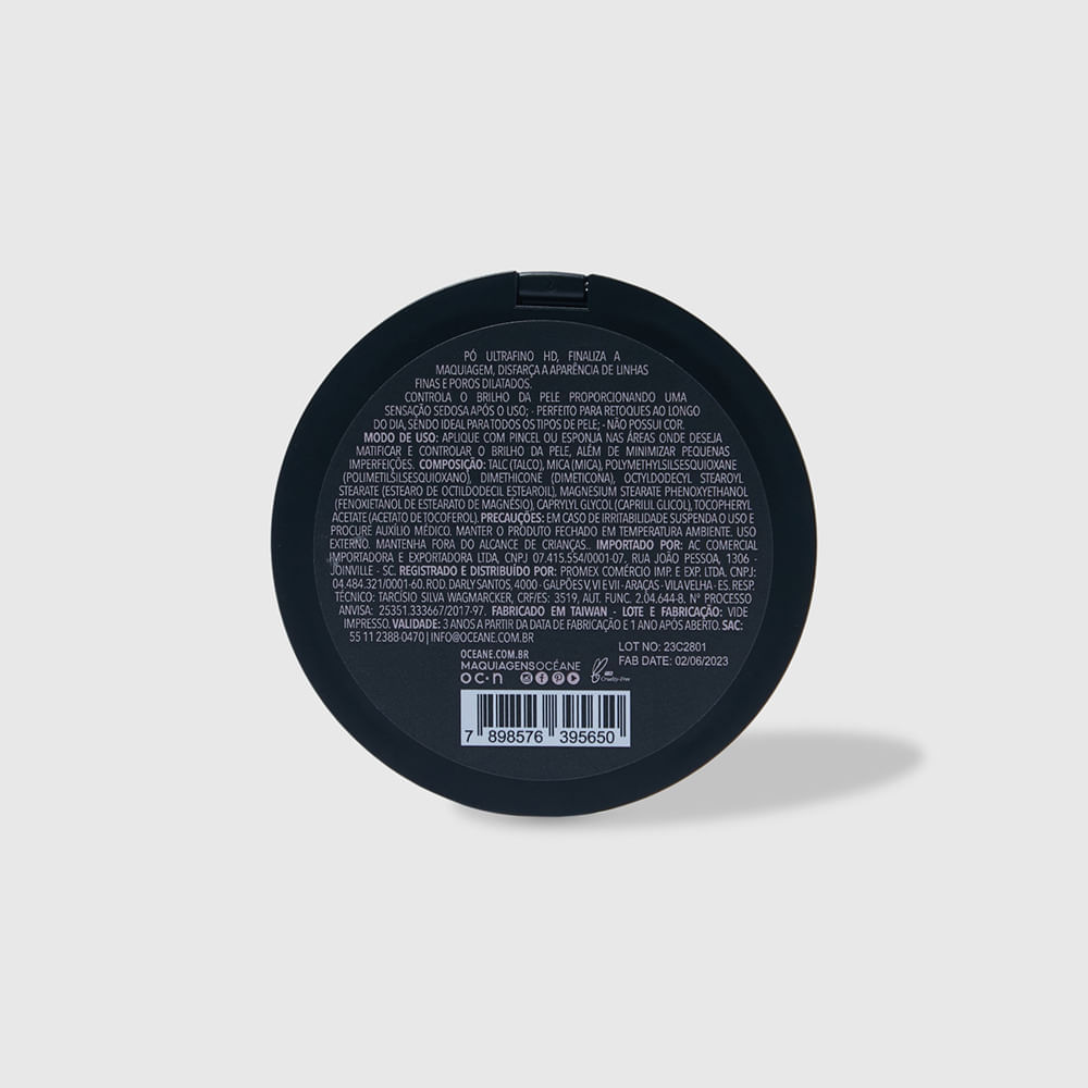 Pó Compacto Translúcido - Retouch My Glam Océane Edition 8g - Imagem 8