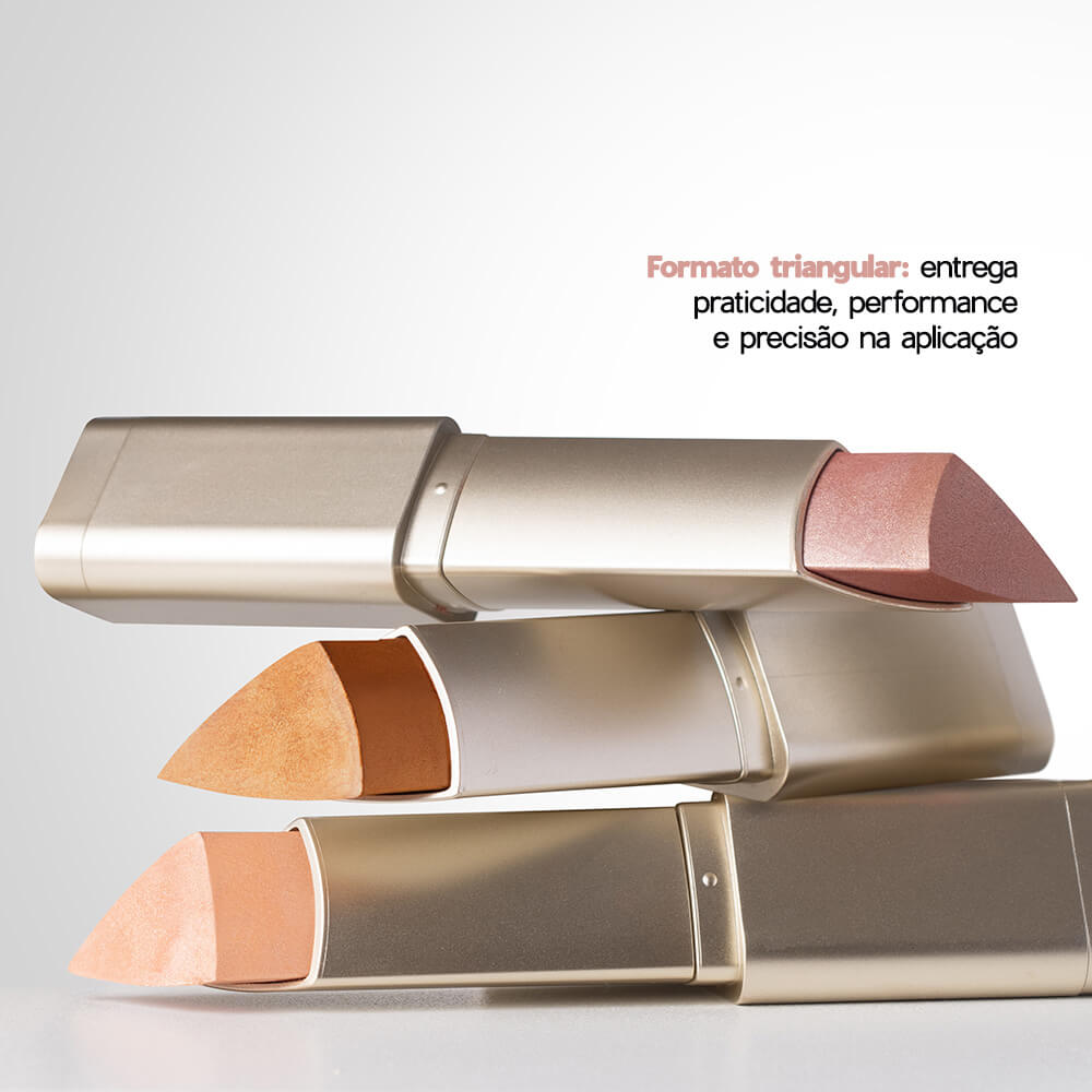Iluminador em Bastão Rosé - Shine Highlight Stick Océane Edition Rose Glow 8g - Imagem 4