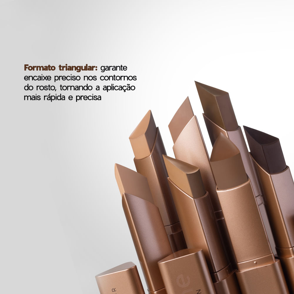 Bronzer em Bastão Marrom Escuro - Bronzer Contour Stick Edition Truffle 8g - Imagem 4