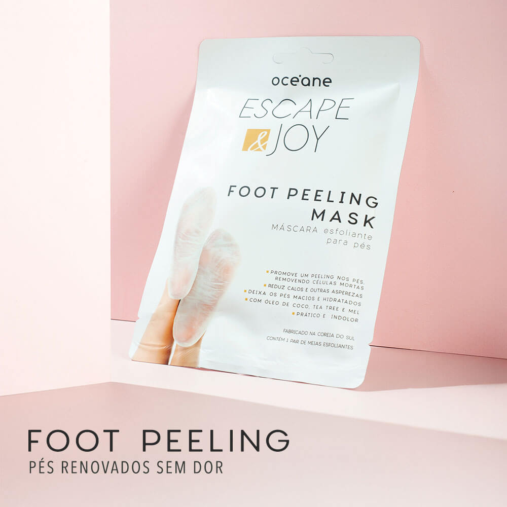 Máscara Esfoliante para Pés com Óleo de Coco - Foot Peeling Mask 1 Par - Imagem 2