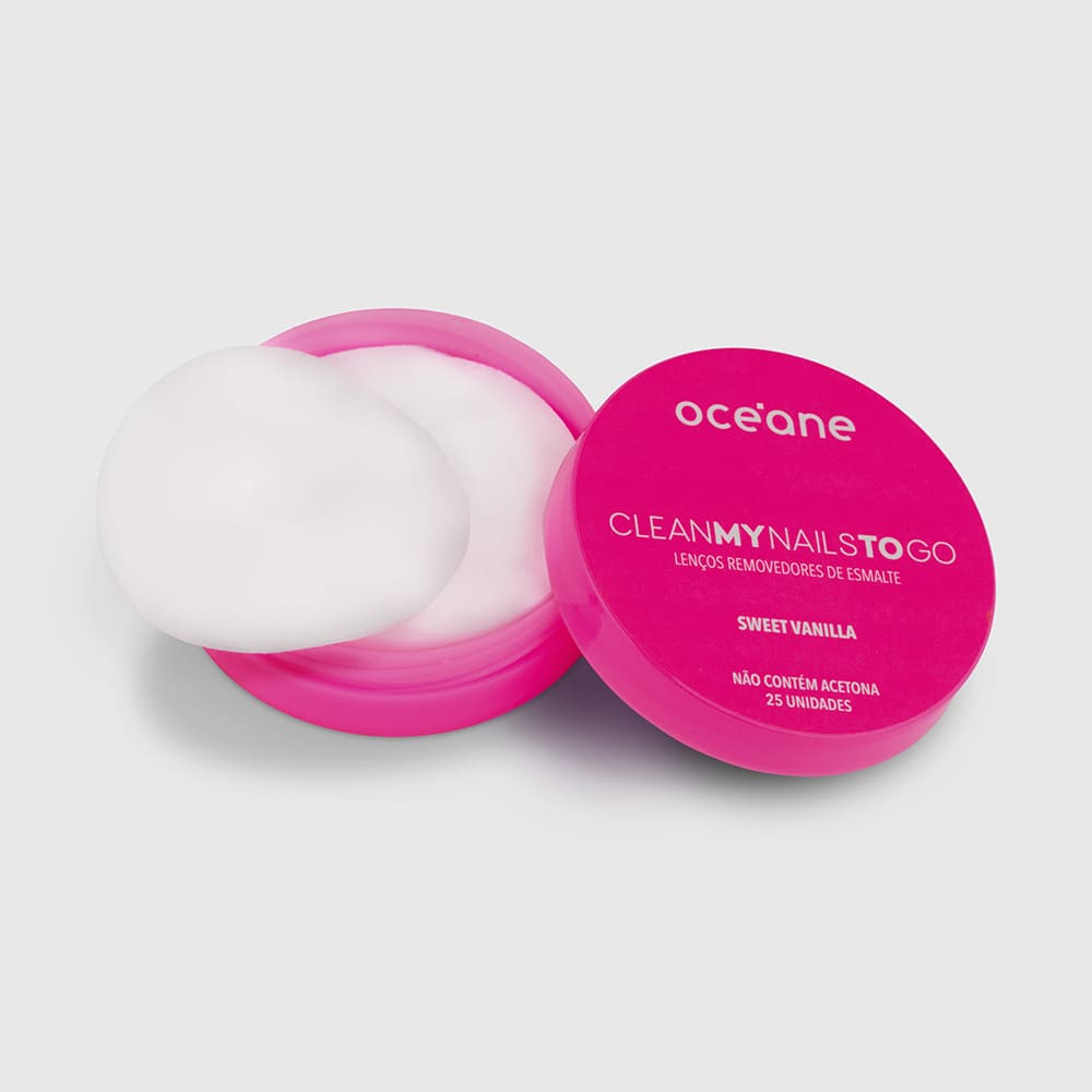 Lenço Removedor de Esmalte - Clean My Nails To Go 25un.
