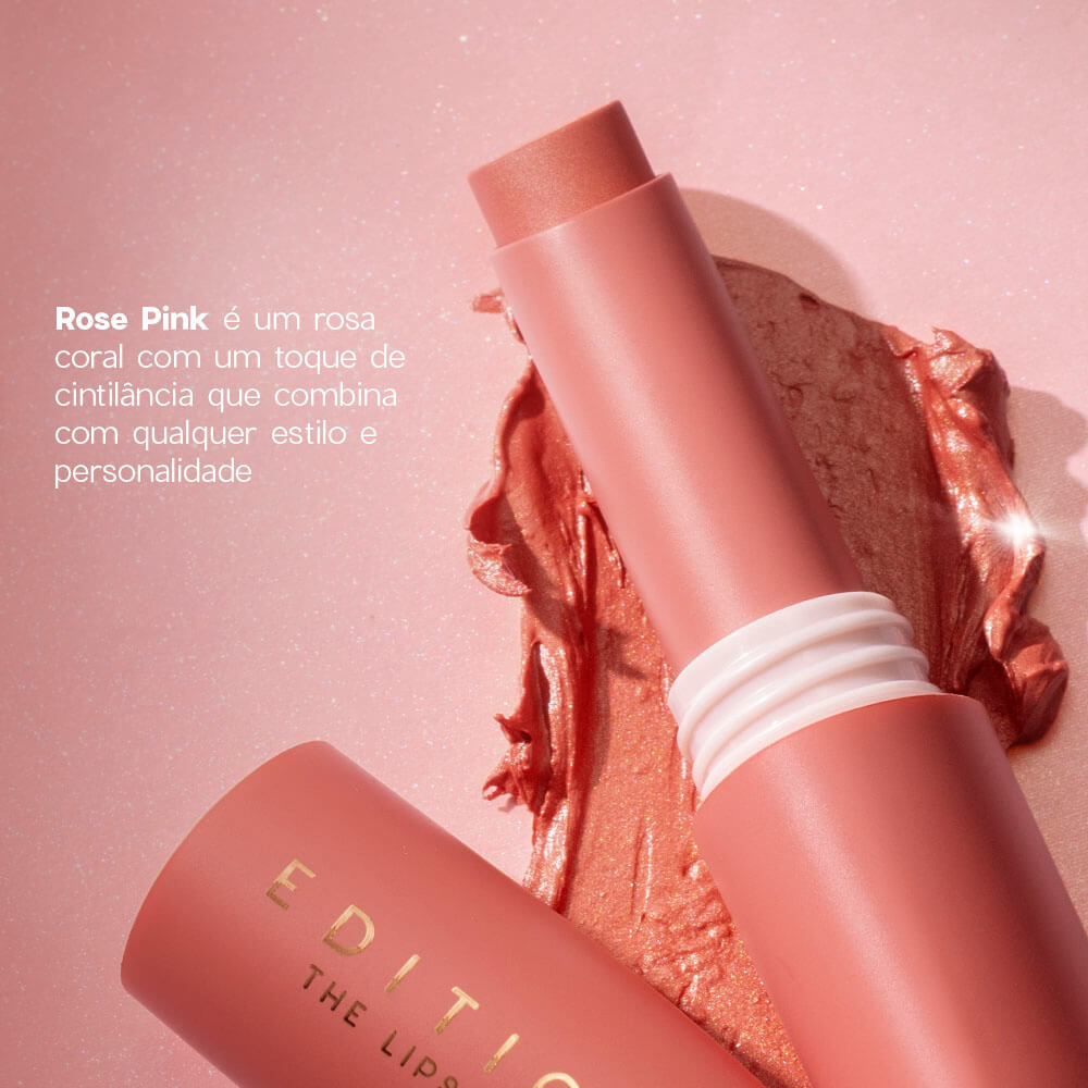 Batom Glossy - The Lipstick Edition Rosé Pink Océane Edition 3,2g - Imagem 5