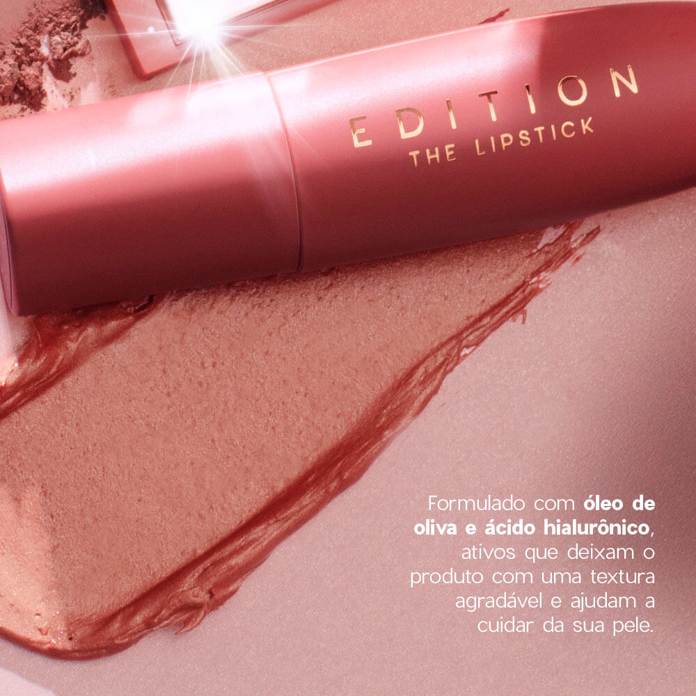 Batom Glossy - The Lipstick Edition Rosé Pink Océane Edition 3,2g - Imagem 6