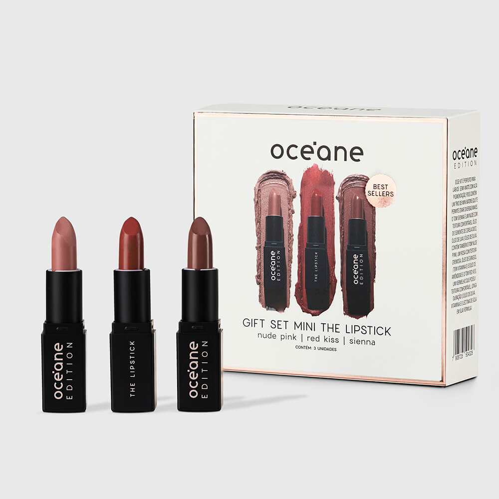 Kit Presente Minis Edition - Trio de Batons 2g (3 Produtos)