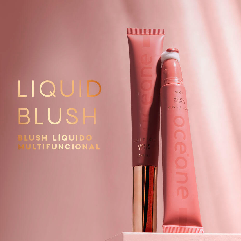 Blush Líquido Rosa Coral Pink - Liquid Blush Glossy Rose Pink Edition 20ml - Imagem 2