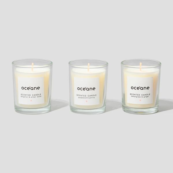 Kit com 3 Velas - Scented Candle Set 50g Cada