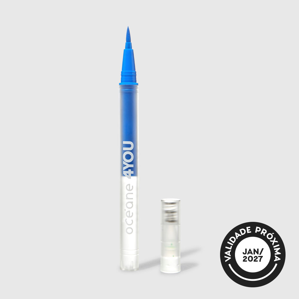 Caneta Delineadora Azul - Flash Color Pen Neon Blue 4you 1,2ml