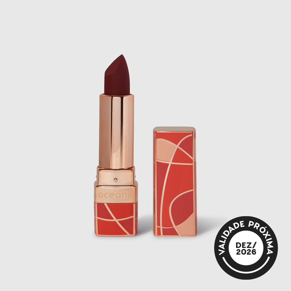 Batom Vinho Semi-Matte - Capri Lipstick Godness 3,5g